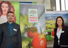 Max Schwinzer und Jana Zaher von Werder Frucht. 